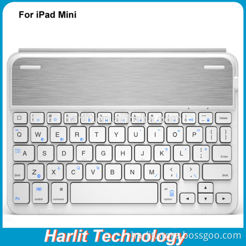 2016 New Wireless Bluetooth Keyboard For iPad mini 3 Folio Leather Case With Wireless Bluetooth Keyboard For Apple iPad Mini 4